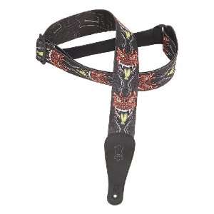  Levys Leathers 2 Polyester Sonic Art Series Guitar Strap 