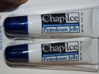   CHAP ICE PETROLEUM JELLY * Moisturizes & Protects Dry Chapped Lips