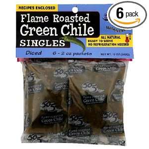 505 Southwestern Chipotle Honey Roasted Green Chile, 6 Count Packages 