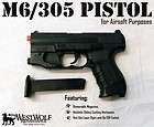   /M305 Military Airsoft Pistol/Gun + Laser & Flashlights    halo/socom