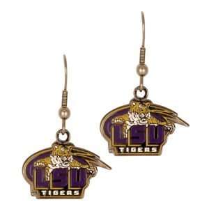  LSU Tigers Dangle Earrings Sisk