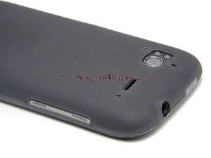 NEW BLACK TPU GEL HARD CASE SNAP ON BACK COVER SKIN FOR HTC SENSATION 