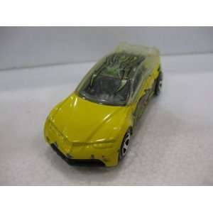  Yellow Glass Topped Futuristic Street Matchbox Car Die 