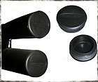Smittybilt 3 Tube Bumper End Caps for Jeep Tube Bumpers Black