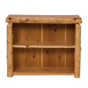   17030 Traditional Cedar Log Bookshelf Size Medium 
