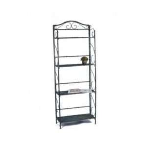  Privilege 70069 4 Tier Iron Bookshelf