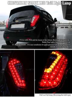 CHEVY Spark(Matiz Creative) NEW ★ LED Tail light lamp assy 2P 11 