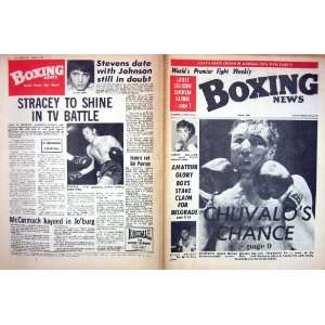  BOXING 1973 GEORGE CHUVALO WALLER KNIGHT STRACEY LIGHT 