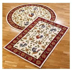  Rooster Rug, 8´ x 10´
