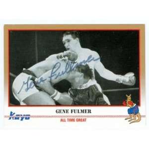  Gene Fulmer Autographed Boxing Card