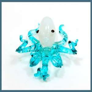    Hawaiian Glass Fish Figurine Oskar Octopus