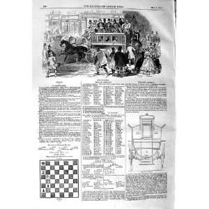    1847 IMRPOVED OMNIBUS ADAMS FAIRFIELD BOW CHESS