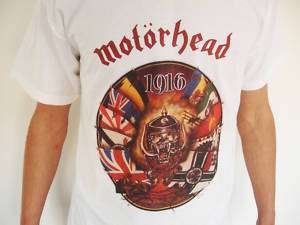 MOTORHEAD 1916 T Shirt Metallica Megadeth Slayer cd lp  