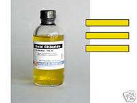 Gold Chloride   1% Solution   100ml   99.99% pure  