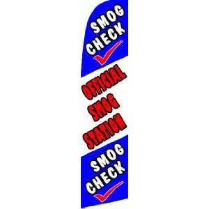 SMOG CHECK Swooper Feather Flag