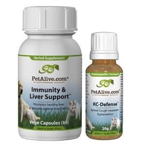  PetAlive KC Defense and Immunity & Liver Support ComboPack 