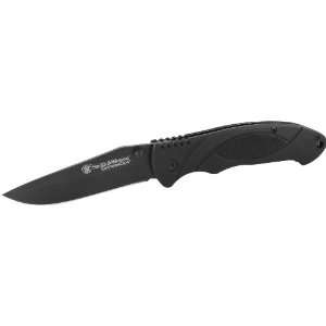 Smith and Wesson SWA25 Extreme Ops Linerlock Silver Drop Point Blade 