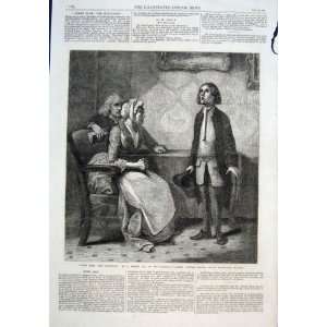  Scene From The Hypocrite By Smirke Antique Print 1869 