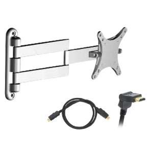  Pyle Super Wall Mount & Cable Package for Home/Office 