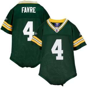 Reebok NFL Equipment Green Bay Packers #4 Brett Favre Green Infant One 