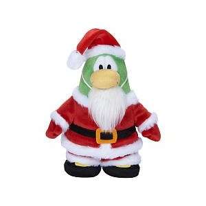  Disney Club Penguin 6.5 Inch Series 5 Plush Figure Santa 