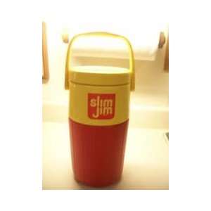  Slim Jim Coleman Insulated Drink Cooler (red/yellow) with 