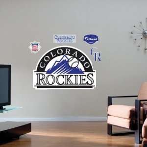  Colorado Rockies Team Logo Fathead Wall Sticker