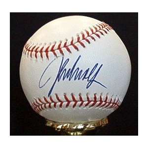  John Smoltz Autographed Baseball   Autographed Baseballs 
