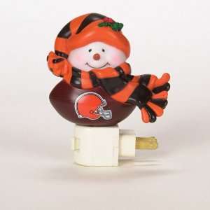  BSS   Cleveland Browns NFL Snowman Night Light (5 