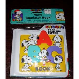 Peanuts BABY SNOOPY & DAISY HILL PUPPIES A, B, C Vinyl Squeaker Book 