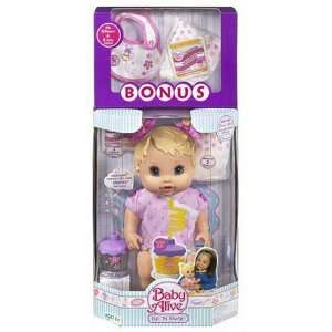  Baby Alive Sip N Slurp Caucasian Doll with BONUS PACK 