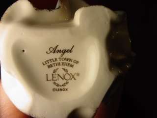 Lenox Little Town of Bethlehem ANGEL w/ Trumpet   NEW  