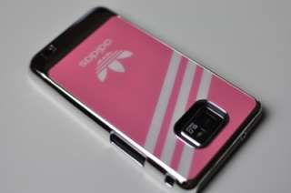 New Chrome Pink Hard Cover Case For Samsung Galaxy S2 i9100  