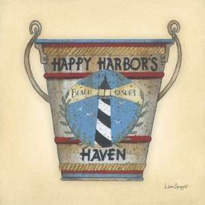  Happy Harbor Finest LAMINATED Print Linda Spivey 6x6
