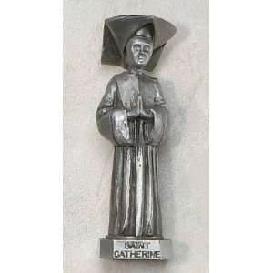  Pewter 3 Statue St. St Catherine