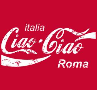 603 CIAO italy italia rome soccer jersey mens T Shirt l  