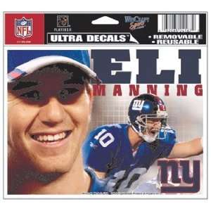  NFL Eli Manning Static Cling Decal
