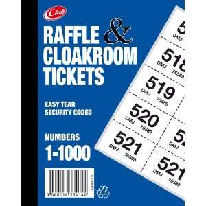  Cloakroom Raffle Tickets 1 1000 [Office Product] Office 