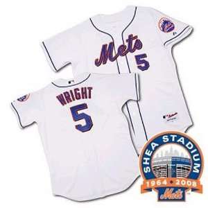  David Wright Mets Authentic Home Black Jersey   Back 