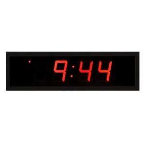  Time Machines Precision Digital POE Clock 2.5 Tall 4 Red 