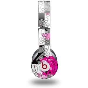  Checker Skull Splatter Skin (fits genuine Beats Solo HD Headphones 