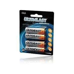  UltraLast® AA Alkaline Batteries (4 Pack) Electronics