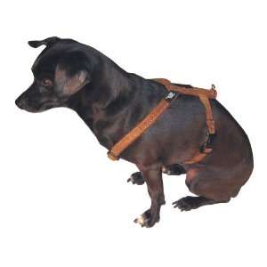  Hemp Corduroy Step In Dog Harness   Bronze