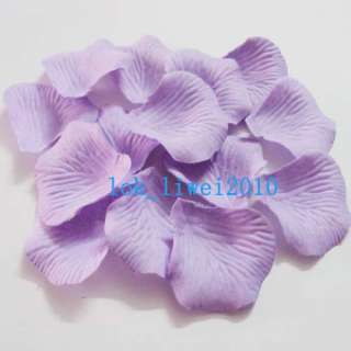 1000PCS Lavender Silk Rose Petals Wedding Party Flower  