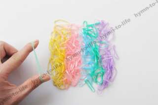 Coloured Elastic Rubber Hair Band for little girls ponytail and pets 