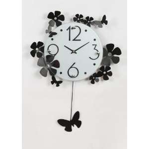   Sutton Wall clock with butterfly pendulum 