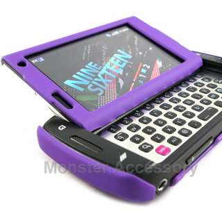 Purple Rubberized Hard Cover Case Samsung Sidekick 4G  