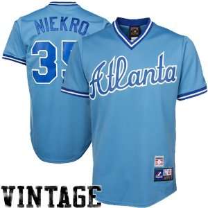  MLB Majestic Phil Niekro Atlanta Braves Cooperstown 