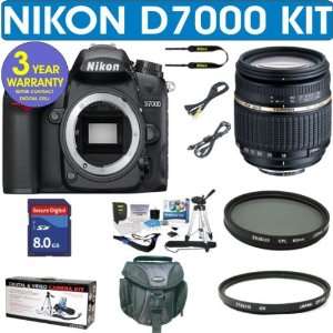  NIKON D7000 Digital SLR Camera + Tamron AF 18 250mm Zoom 