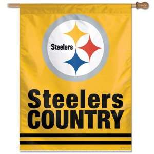  NFL Steeler Country Banner Flag Patio, Lawn & Garden